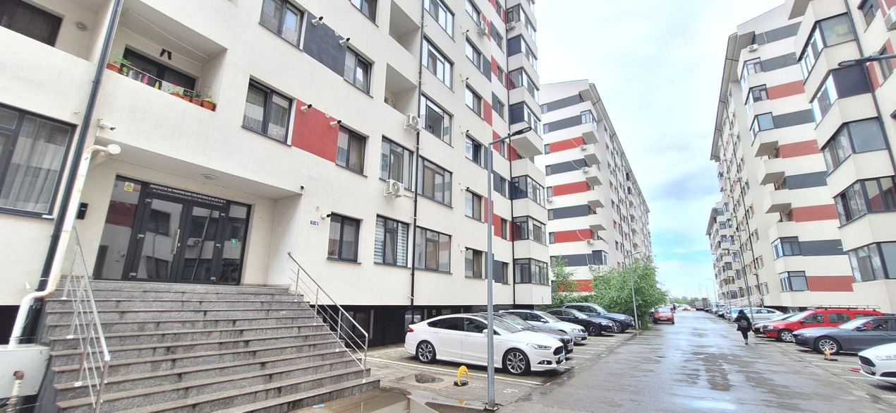 Apartament 2 cam 57 mp mobilat utilat bloc NOU