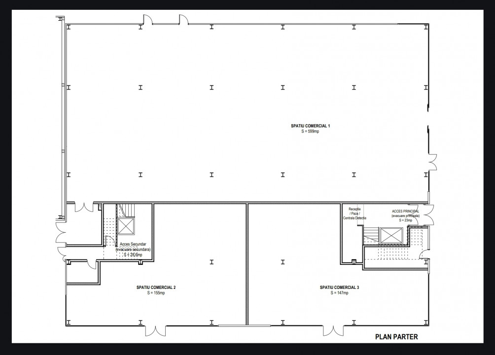 Spatiu comercial 150mp PARTER constr2023 Stefanestii de Jos A3 Centura