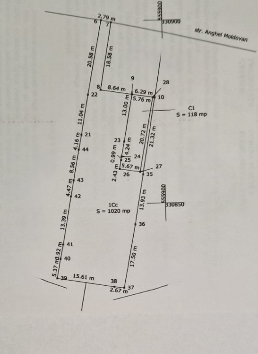 Teren 1026 mp | pozitie foarte buna | Giurgiului